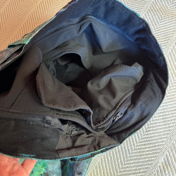 Roxy Dry Flight 10k Snow Ski Board Pants, Floral Teal Green, Size M - Picture 8 of 16